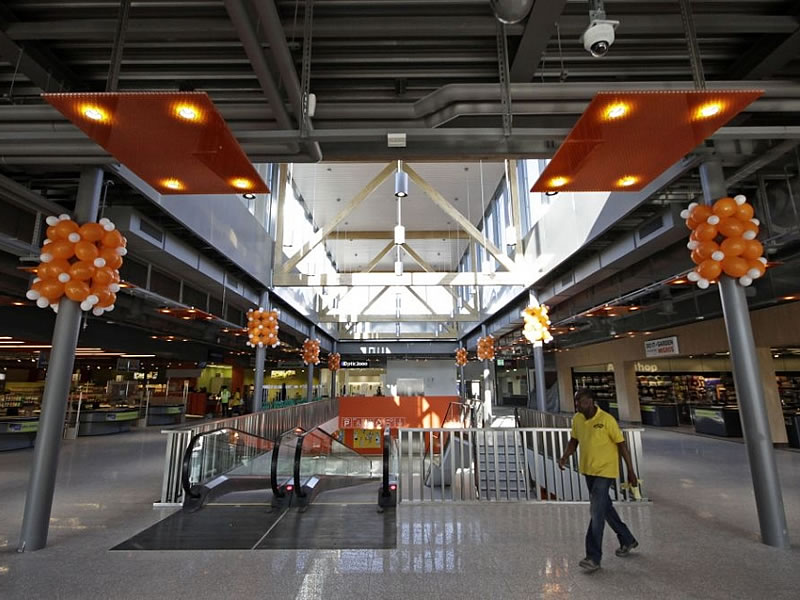 Eclairage LED d'un centre commercial