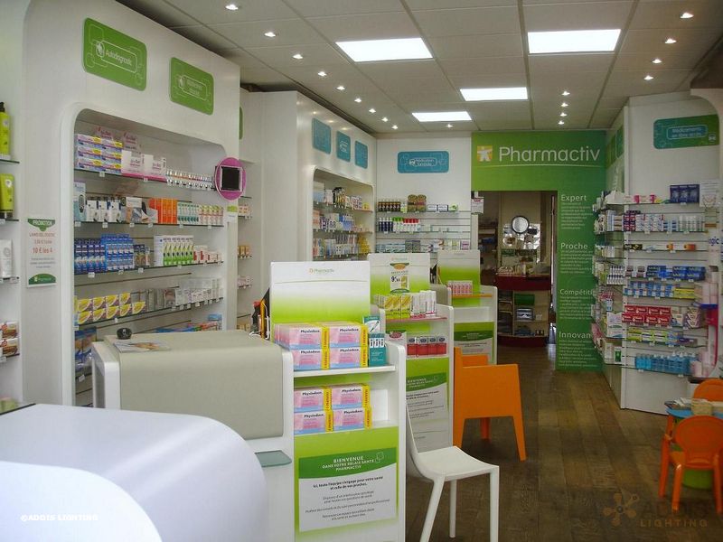 Gamme LAZULI ONYX Eclairage LED d'une pharmacie