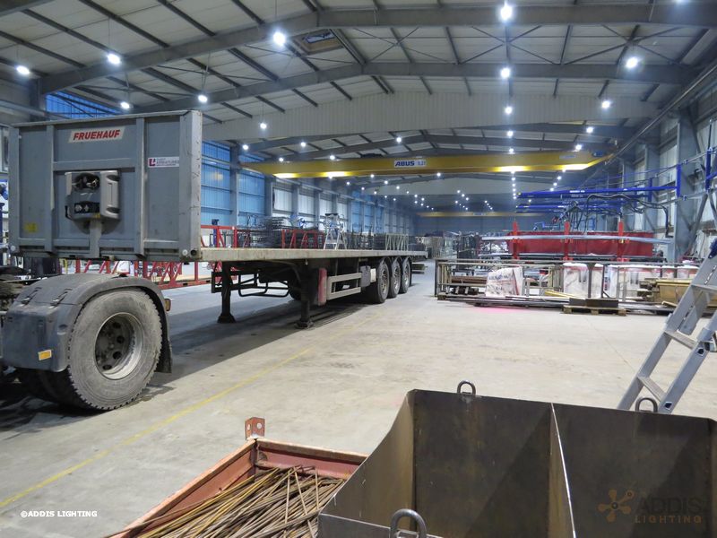 Eclairage led d'un site industriel avec la Gamme AZURITE