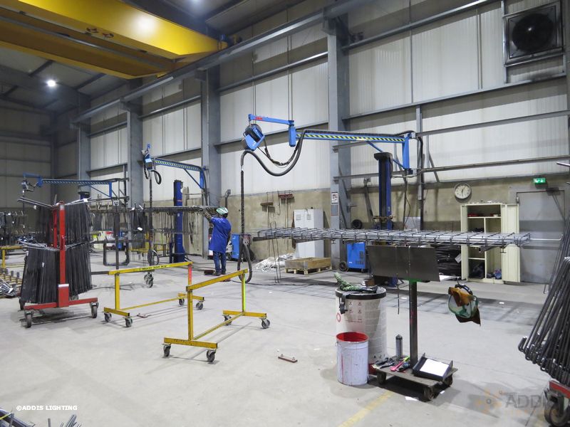 Eclairage led d'un site industriel avec la Gamme AZURITE