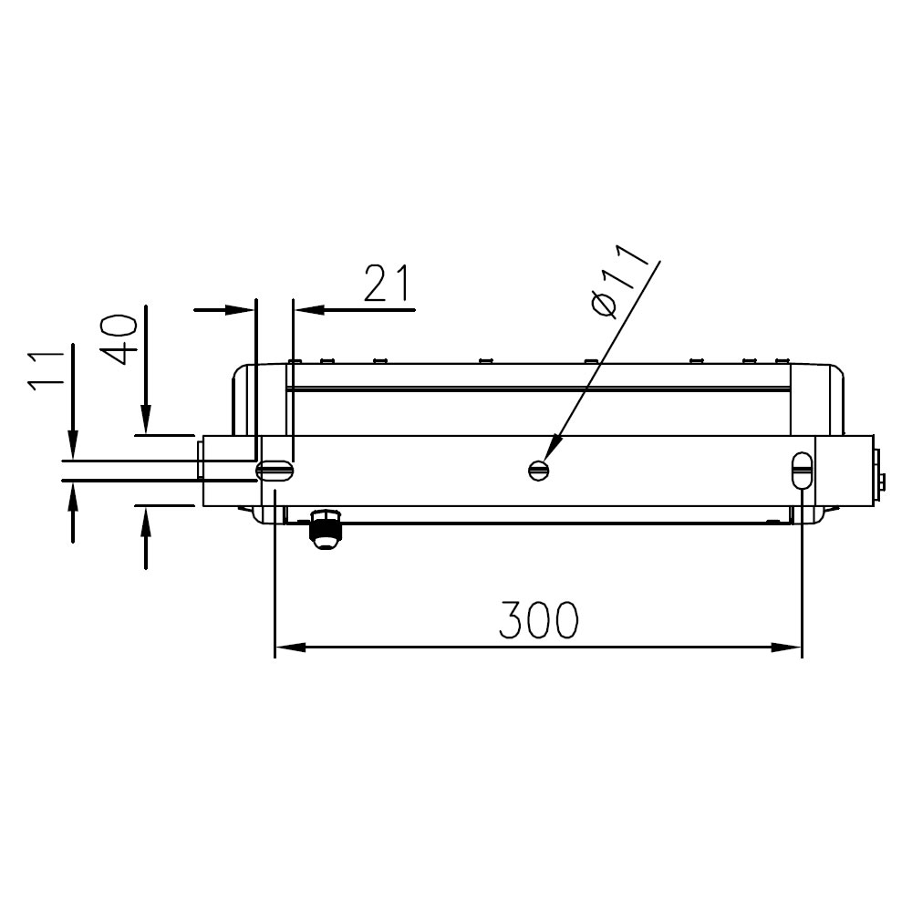Projecteur led AZURITE 120W Plan mécanique