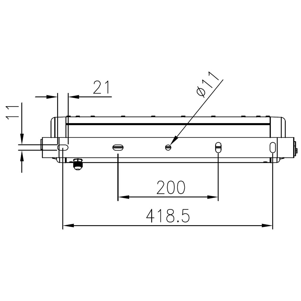 Projecteur led AZURITE 150W Plan mécanique