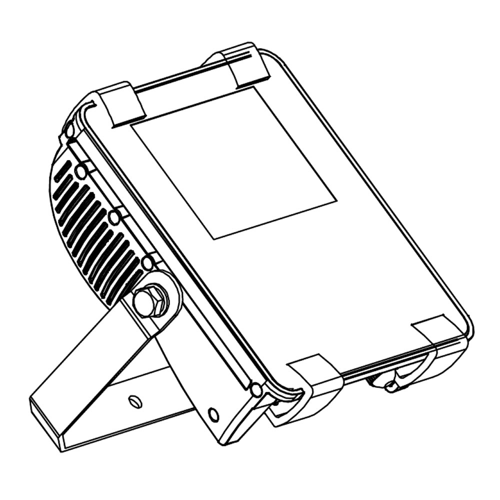 Projecteur led AZURITE Compact 040W Plan mécanique