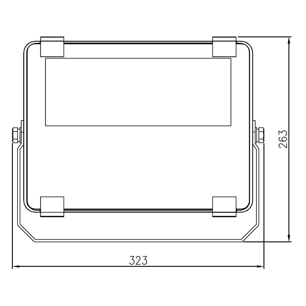 Projecteur led AZURITE Compact 100W Plan mécanique