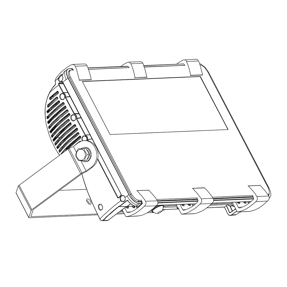 Projecteur led AZURITE Compact 120W Plan mécanique