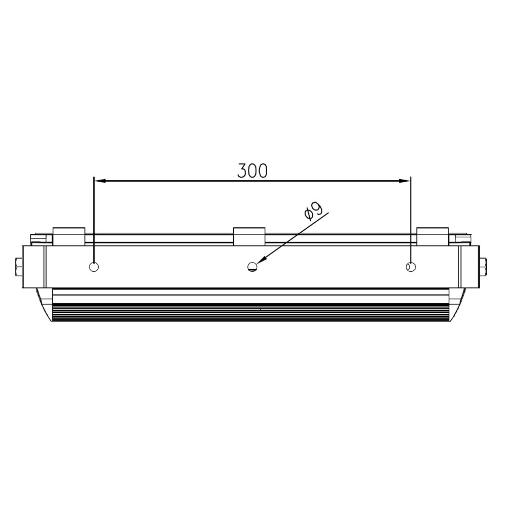 Projecteur led AZURITE Compact 150W Plan mécanique