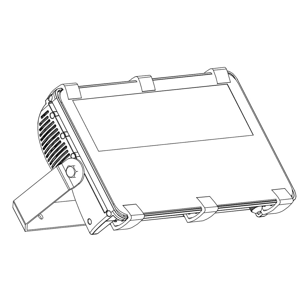 Projecteur led AZURITE Compact 150W Plan mécanique