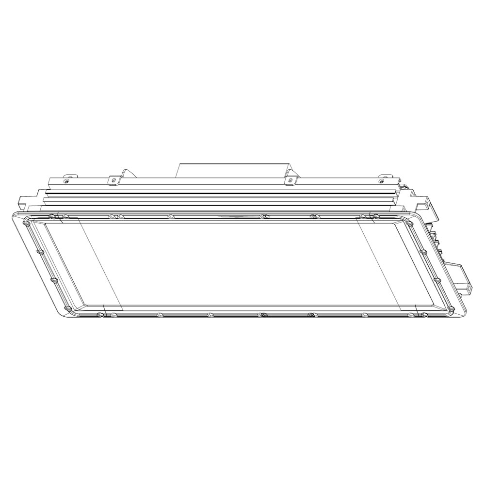 Projecteur led pour rack AZURITE Rack 050W plan mécanique