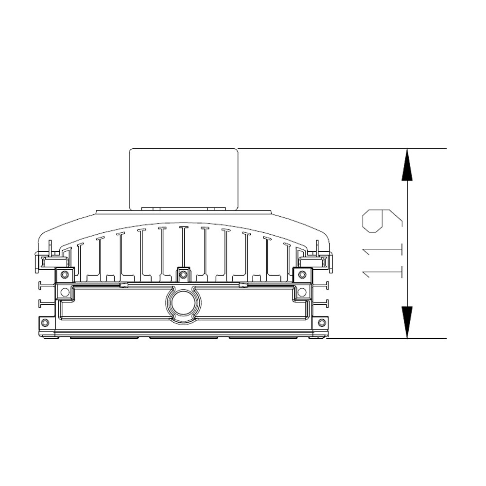 Projecteur led pour rack AZURITE Rack 100W plan mécanique