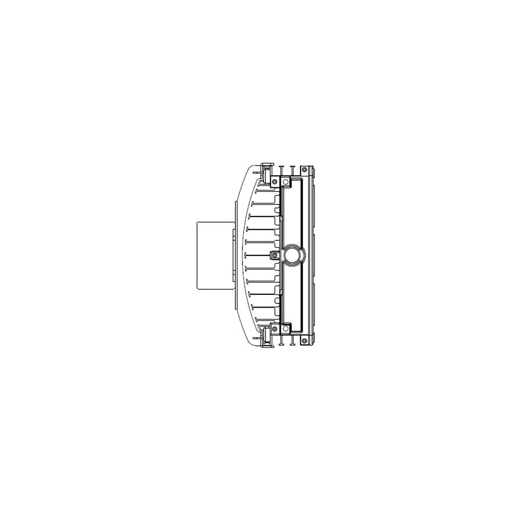 Projecteur led pour rack AZURITE Rack 200W Vue de face