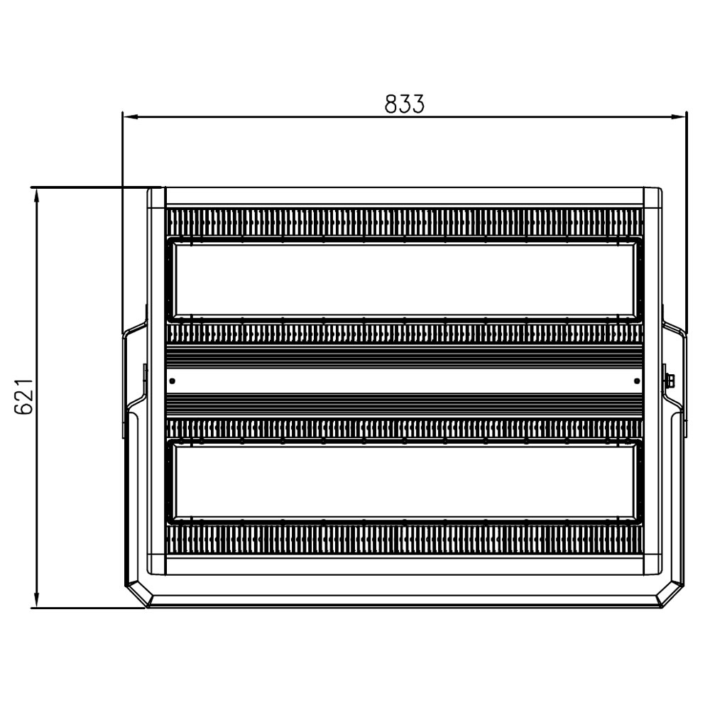 Projecteur led AZURITE 600W Plan mécanique