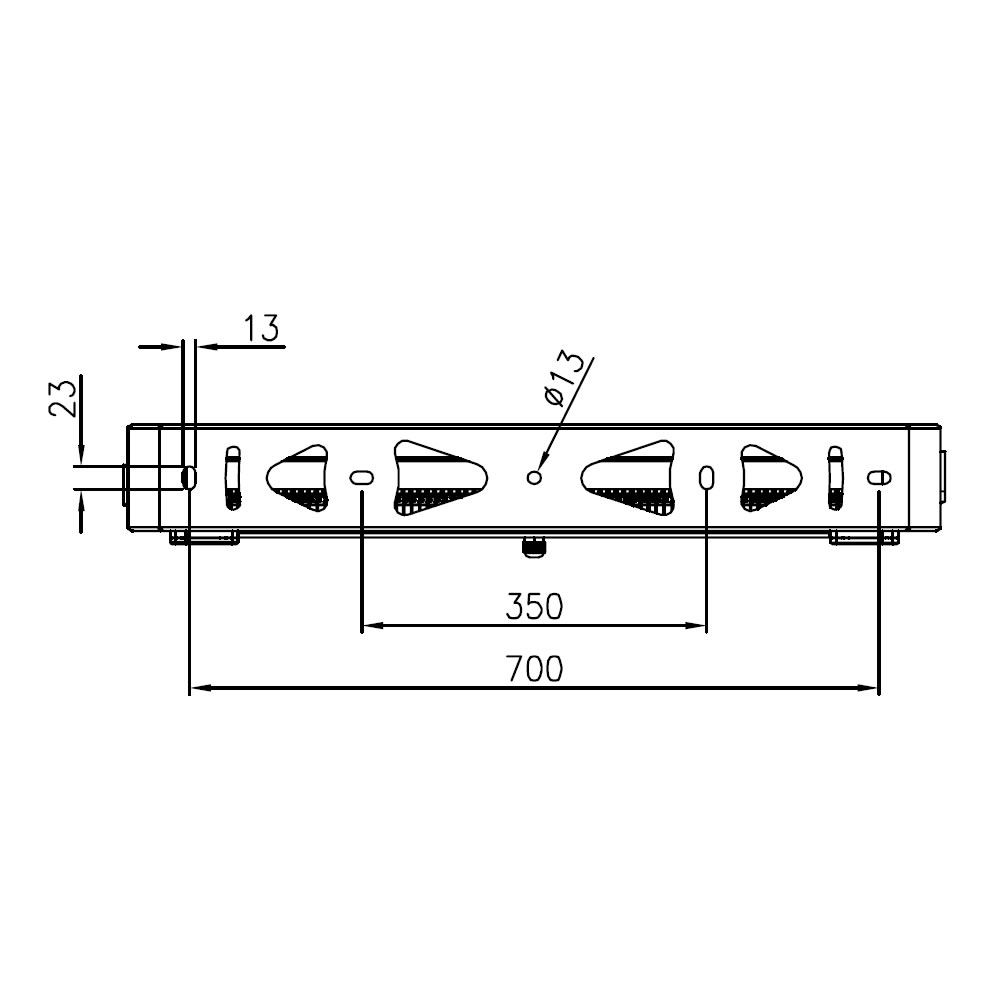 Projecteur led AZURITE 600W Plan mécanique