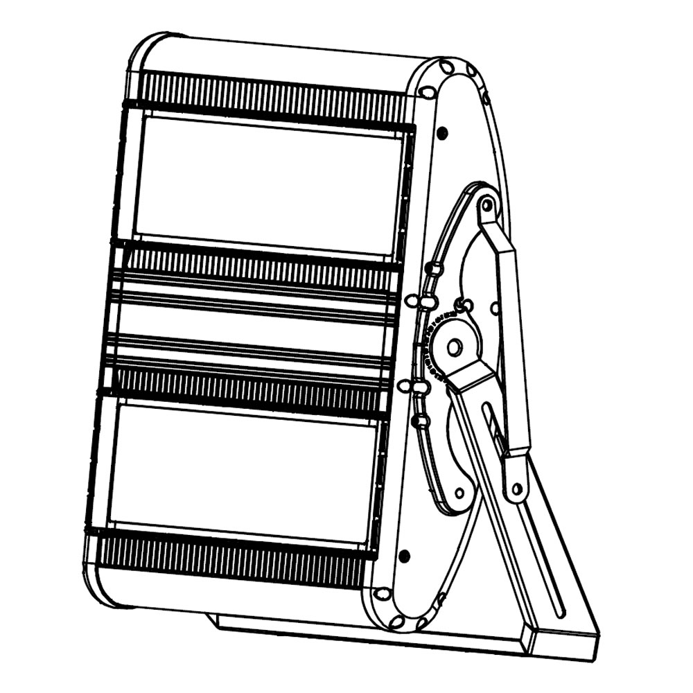 Projecteur led AZURITE 1000W Plan mécanique