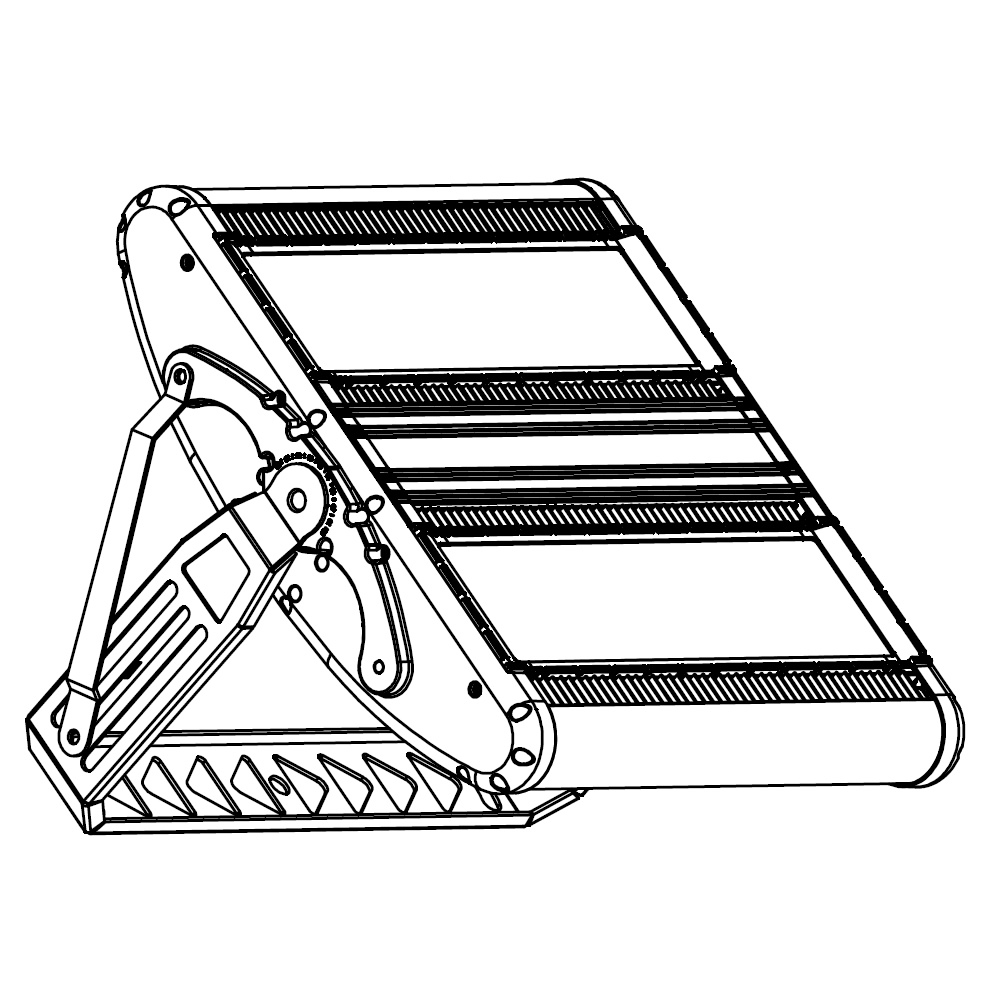 Projecteur led AZURITE 800W Plan mécanique