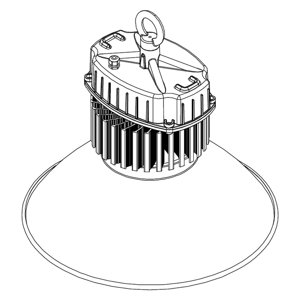 Armature led QUARTZ Eco 60W Plan mécanique