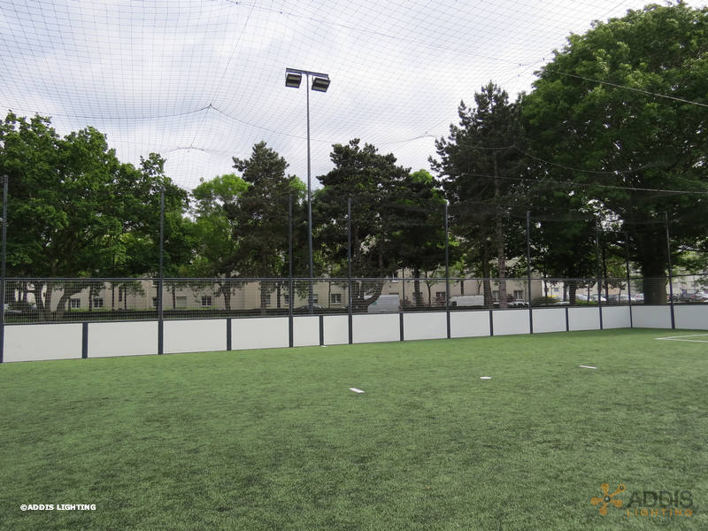 Equipement d'un terrain de Soccer en éclairage led avec des projecteurs led AZURITE
