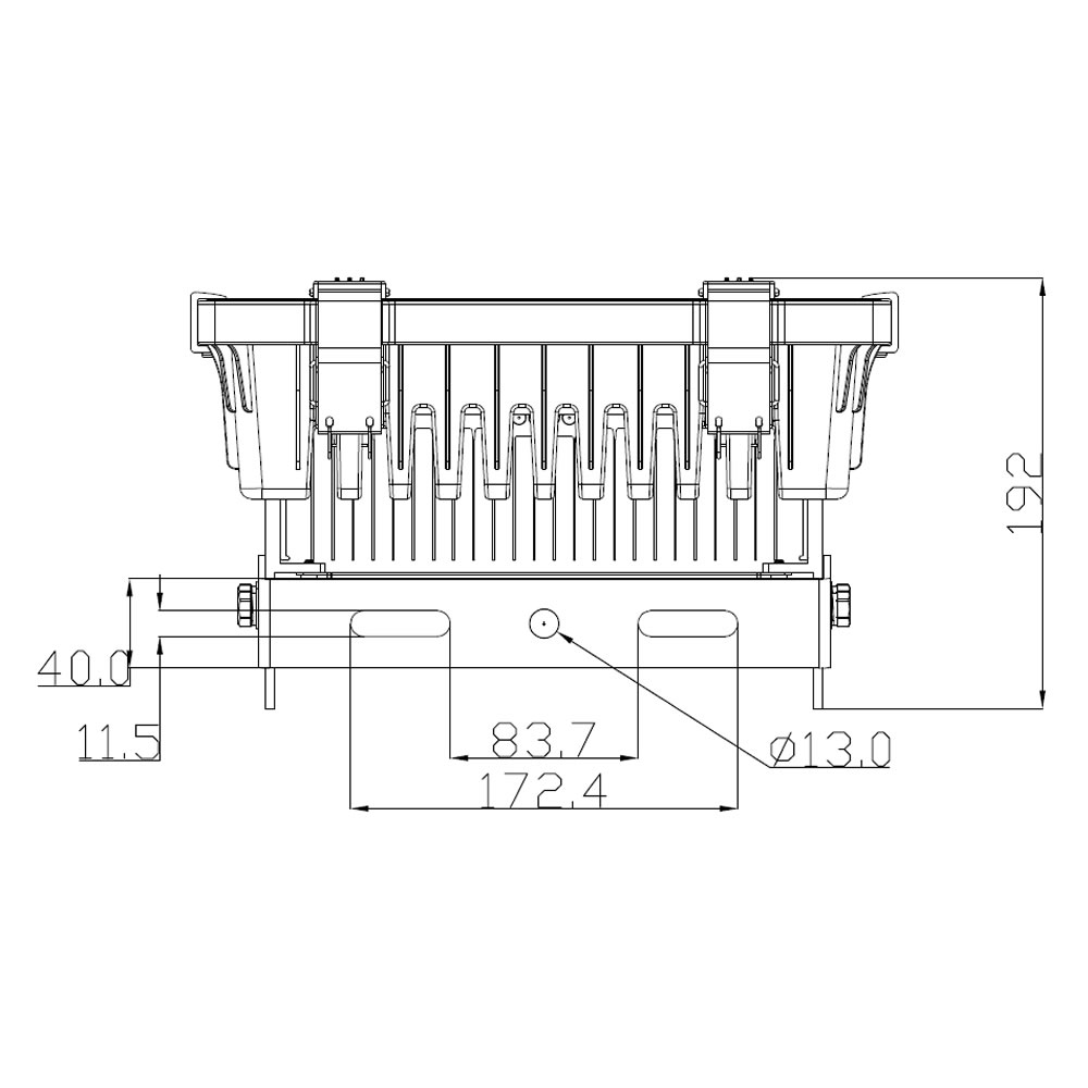 Projecteur led KUNZITE 120W Plan mécanique