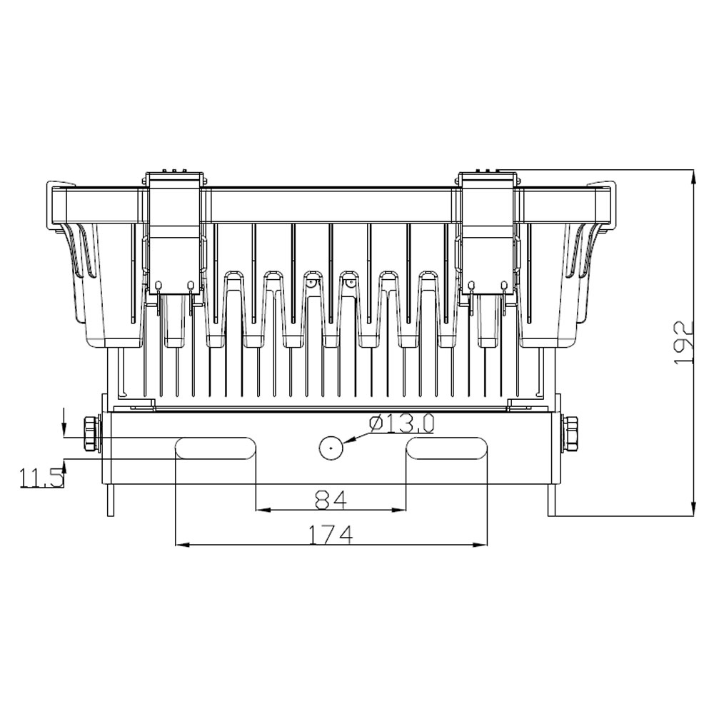 Projecteur led KUNZITE 150W Plan mécanique