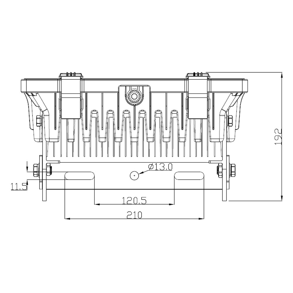 Projecteur led KUNZITE 200W Plan mécanique