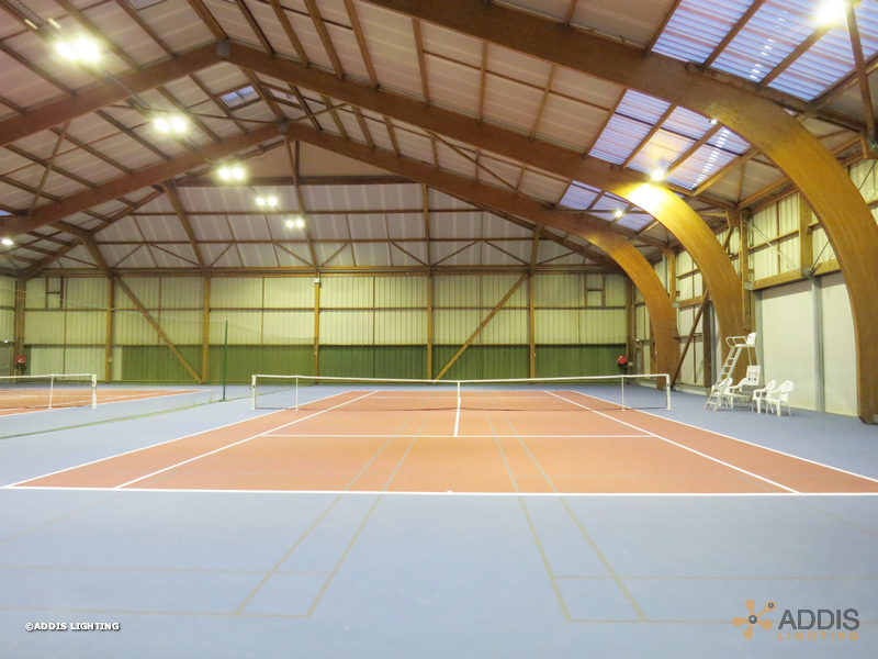 Modernisation à base de projecteurs LED AZURITE d'une salle de sport