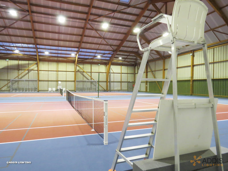Modernisation à base de projecteurs LED AZURITE d'une salle de sport
