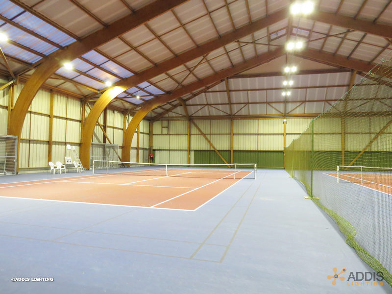 Modernisation à base de projecteurs LED AZURITE d'une salle de sport