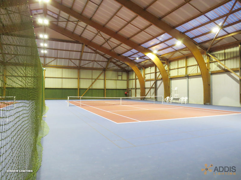 Modernisation à base de projecteurs LED AZURITE d'une salle de sport