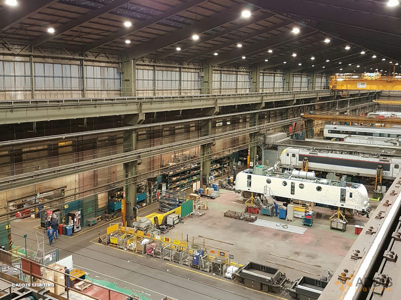 QUARTZ Compact Armature LED Hangar de maintenance ferroviaire