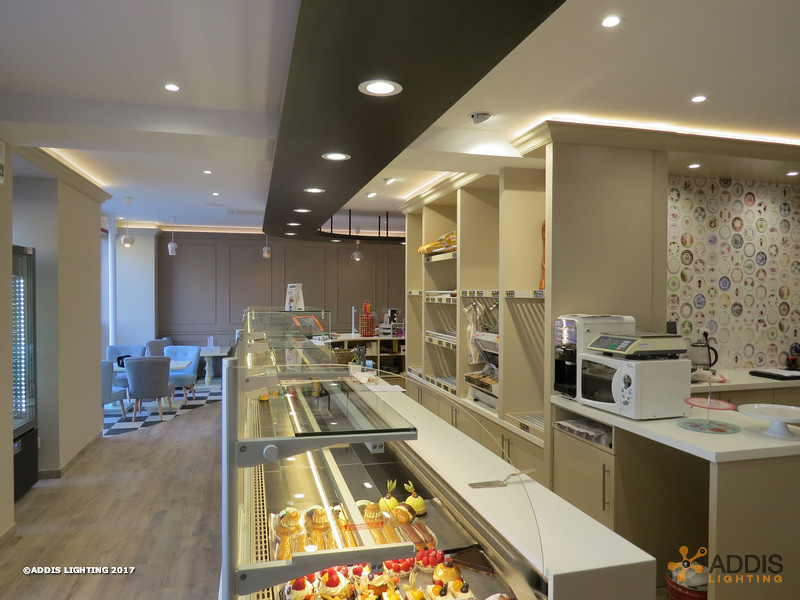 Mise en valeur avec les downlight SHIVA avec led Food