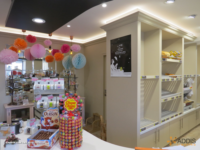 Mise en valeur avec les downlight SHIVA avec led Food