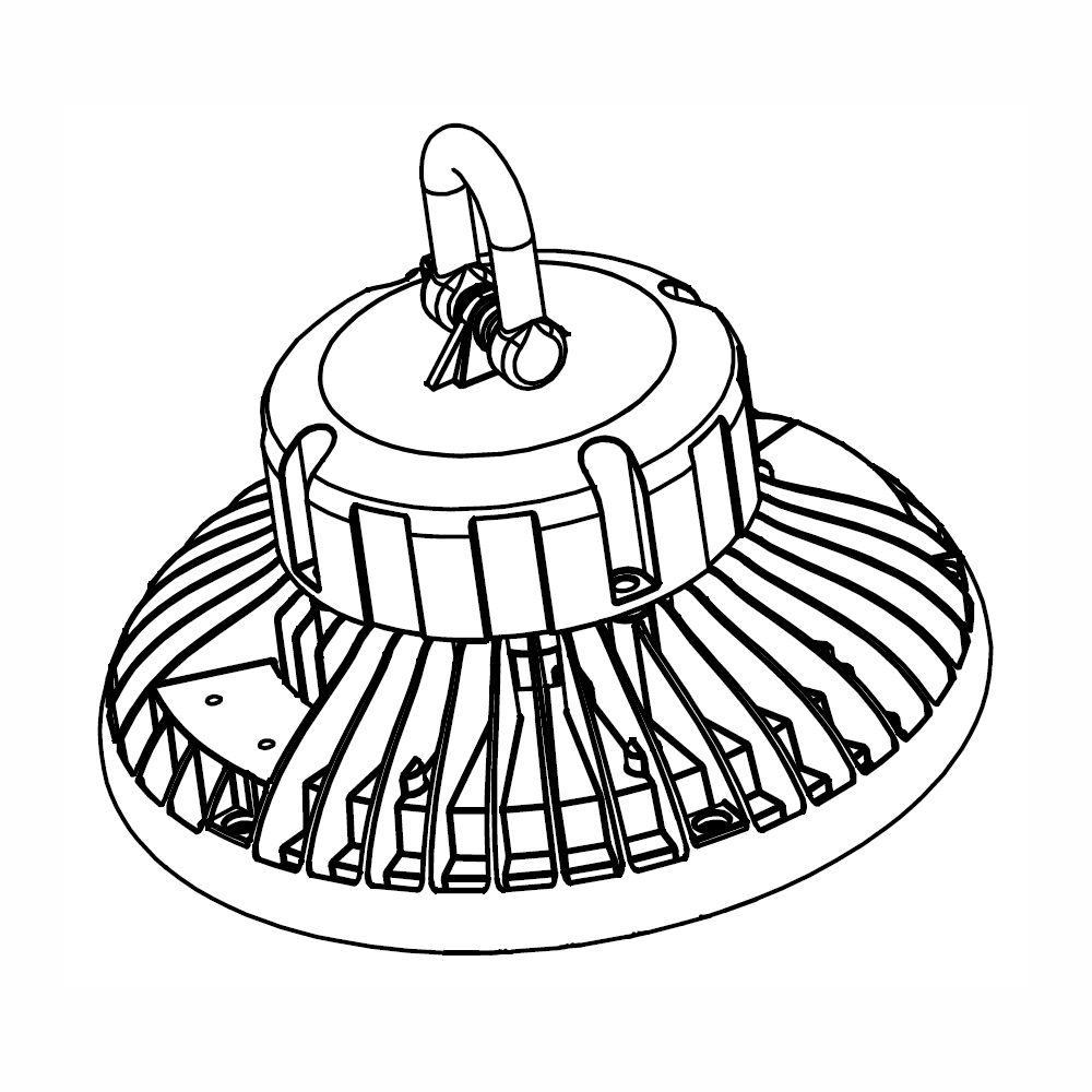 QUARTZ Compact Smart Armature led AHS040W Plan Mécanique