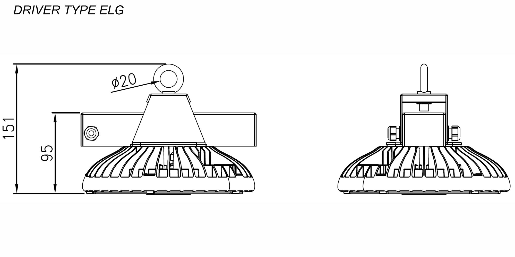 QUARTZ Compact Smart Armature led AHS050W Plan Mécanique