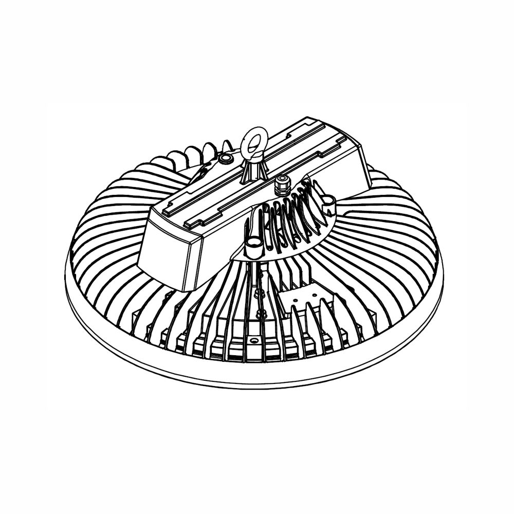 QUARTZ Compact Smart Armature led AHS240W Plan Mécanique