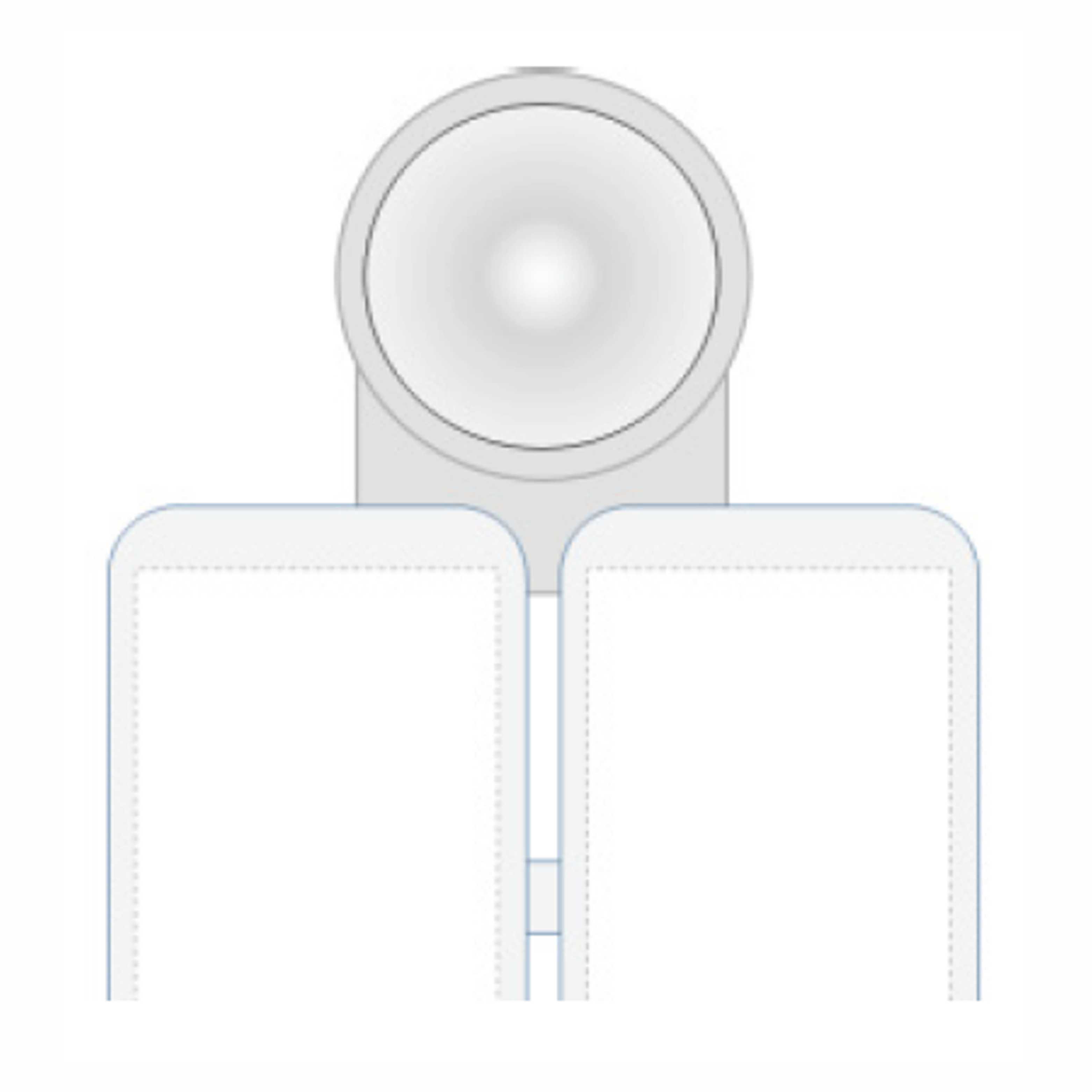 Armature led AZURITE Rack II Option détecteur
