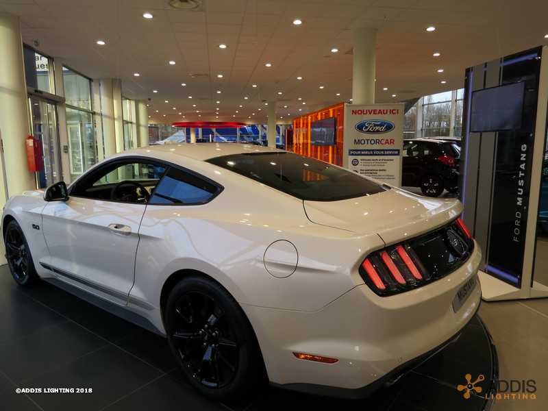 Eclairage LED d'une nouvelle concession Ford