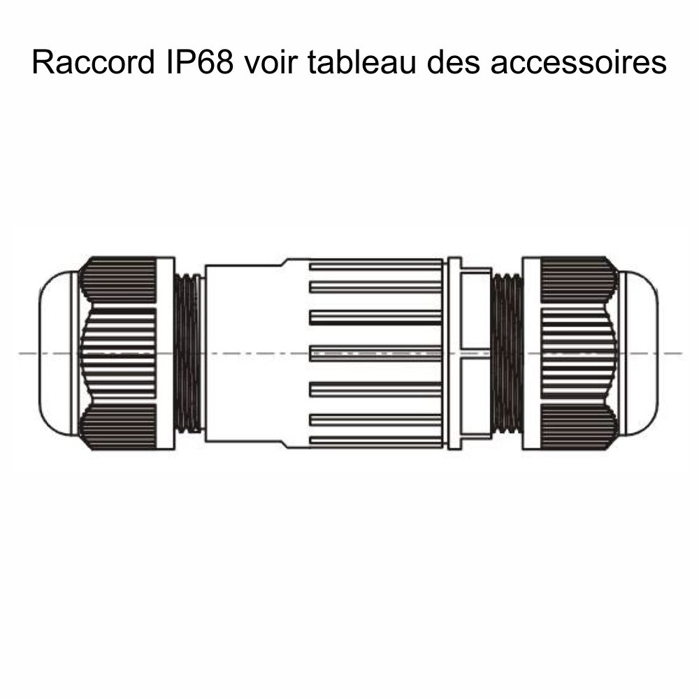 Raccord IP68