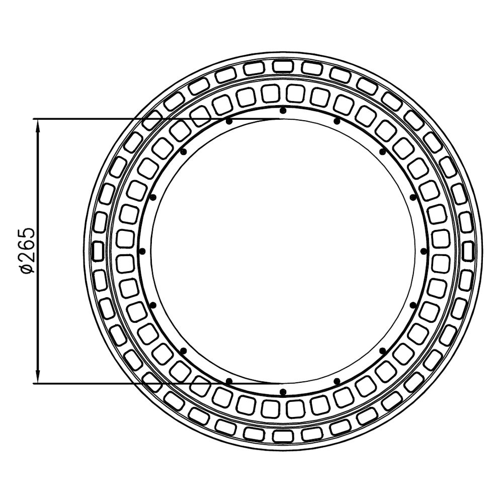 Plan mécanique AHD240W